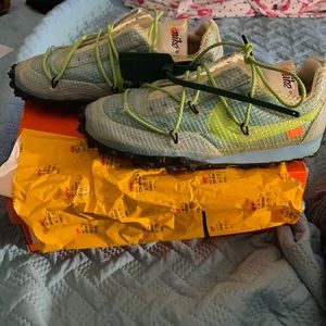 Off white sneakers women size 6 kids size 4